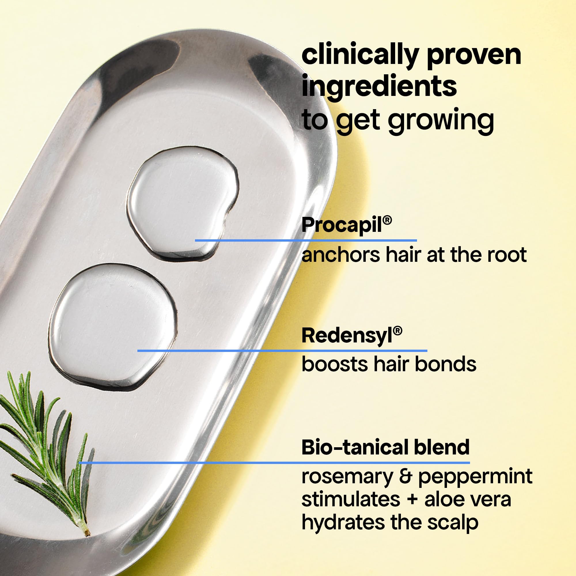 Champú BondiBoost HG con Procapil y Redensyl para fortaleza capilar