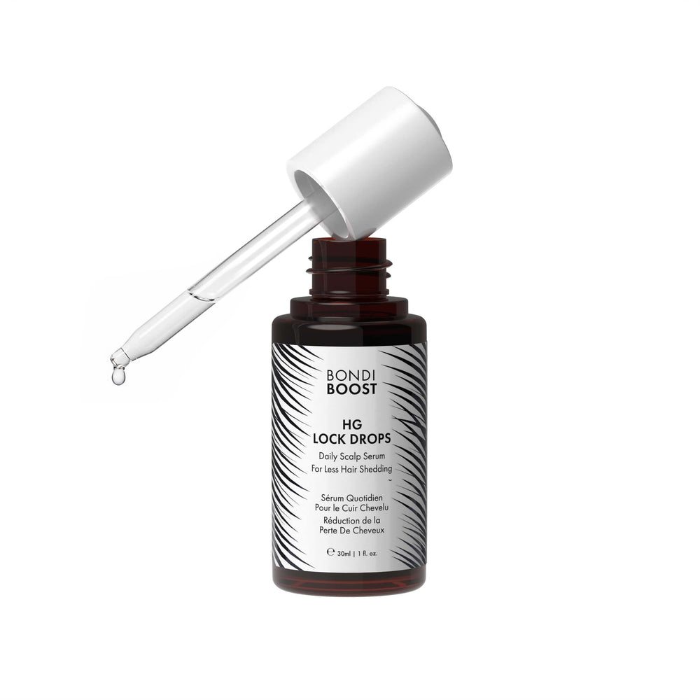 BondiBoost HG Lock Drops – bouteille et texture légère, soin non gras