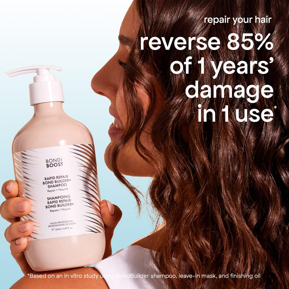 Nutre e hidrata cada hebra con BondiBoost, cabello brillante