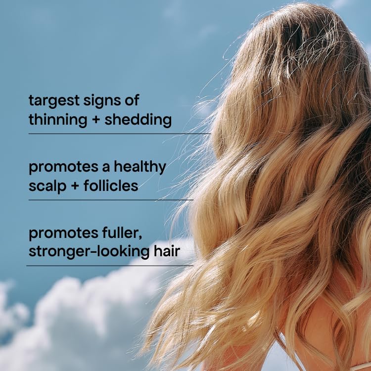 BondiBoost Procapil quotidien sur les racines pour cheveux visiblement plus épais.