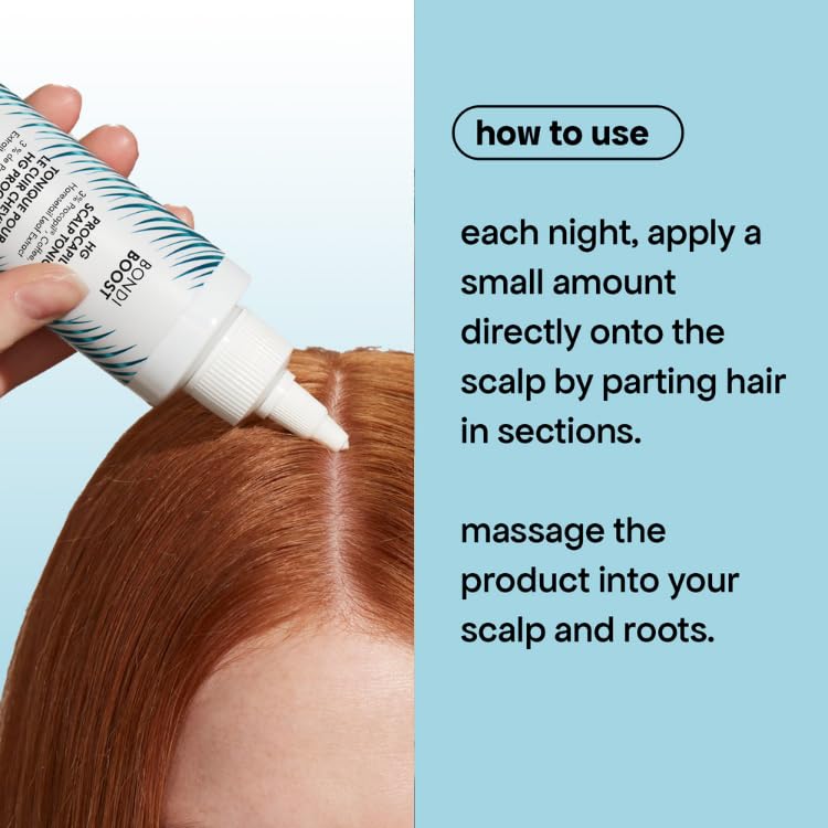 BondiBoost Procapil sans silicones protège le cuir chevelu sensible.