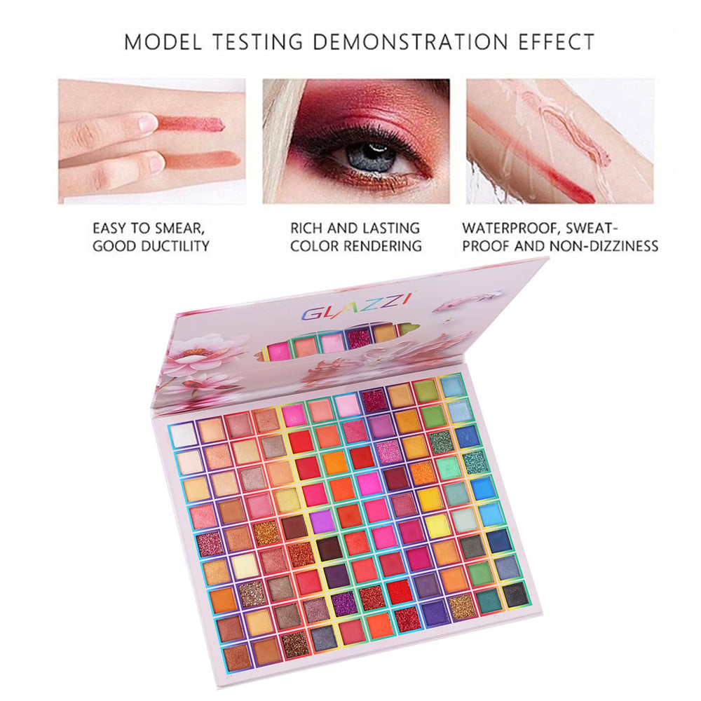 Aplicación de sombras BONNIE CHOICE en ojos y rostro para efectos sutiles o intensos.