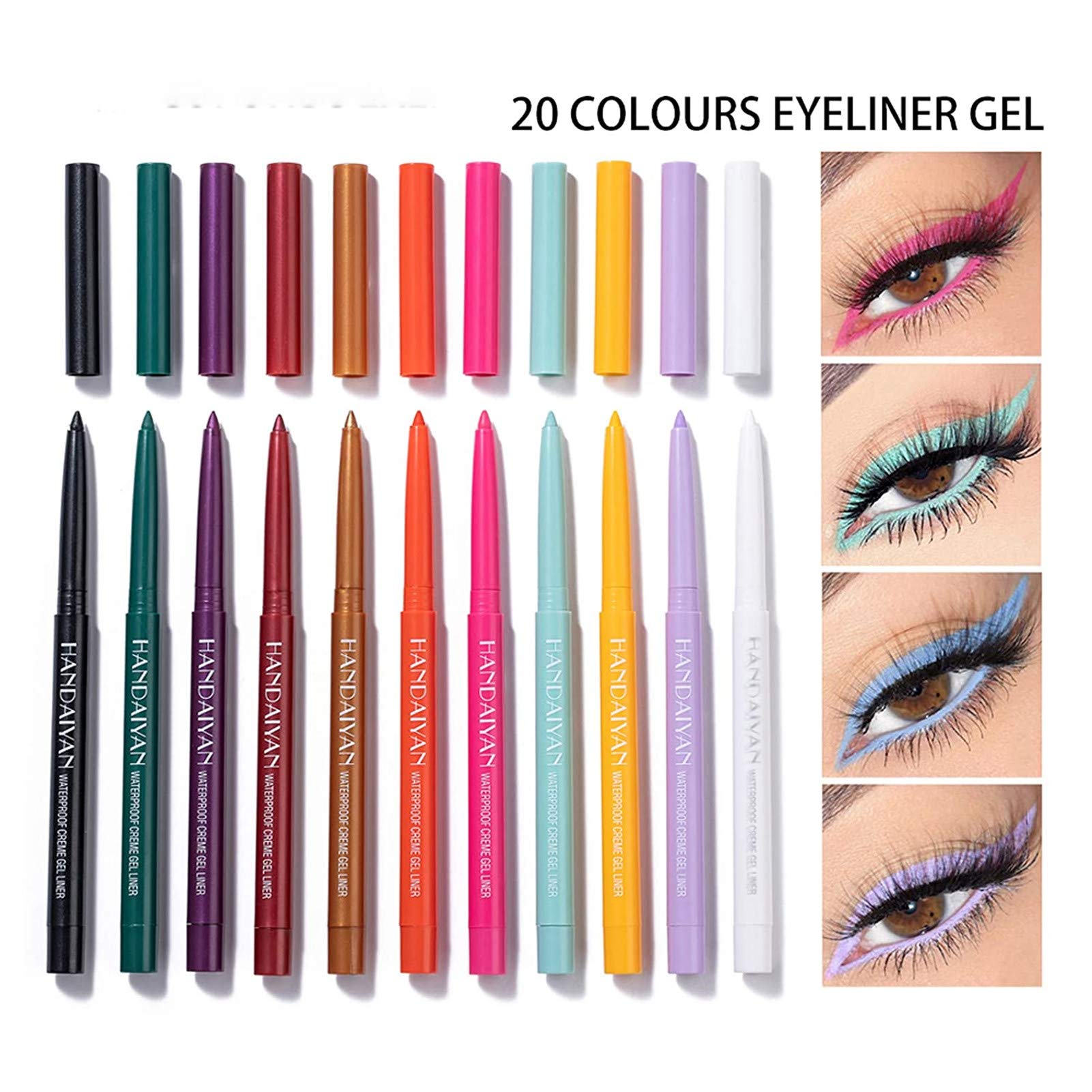 Delineadores Bonnie Choice coloridos para combinación de sombras y delineado