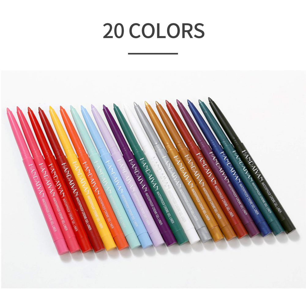Delineadores Bonnie Choice coloridos tono neutro para maquillaje diario