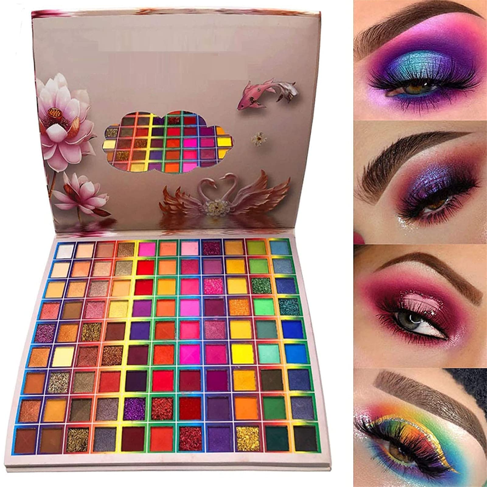 BONNIE CHOICE Paleta 99 colores, vista abierta para crear variaciones de estilo.