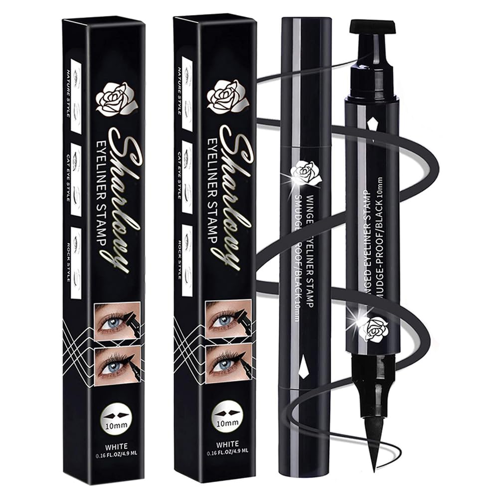 BONNIESTORE delineador alado con sello doble para un delineado rápido.