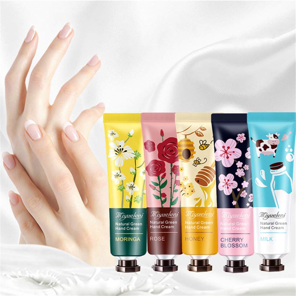 BONNIESTORE crema de manos fragancias planta 30ml, aroma leche para textura suave.