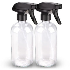 Botellas spray de vidrio Bontip de 16 oz, conjunto ideal para jardinería y limpieza doméstica.