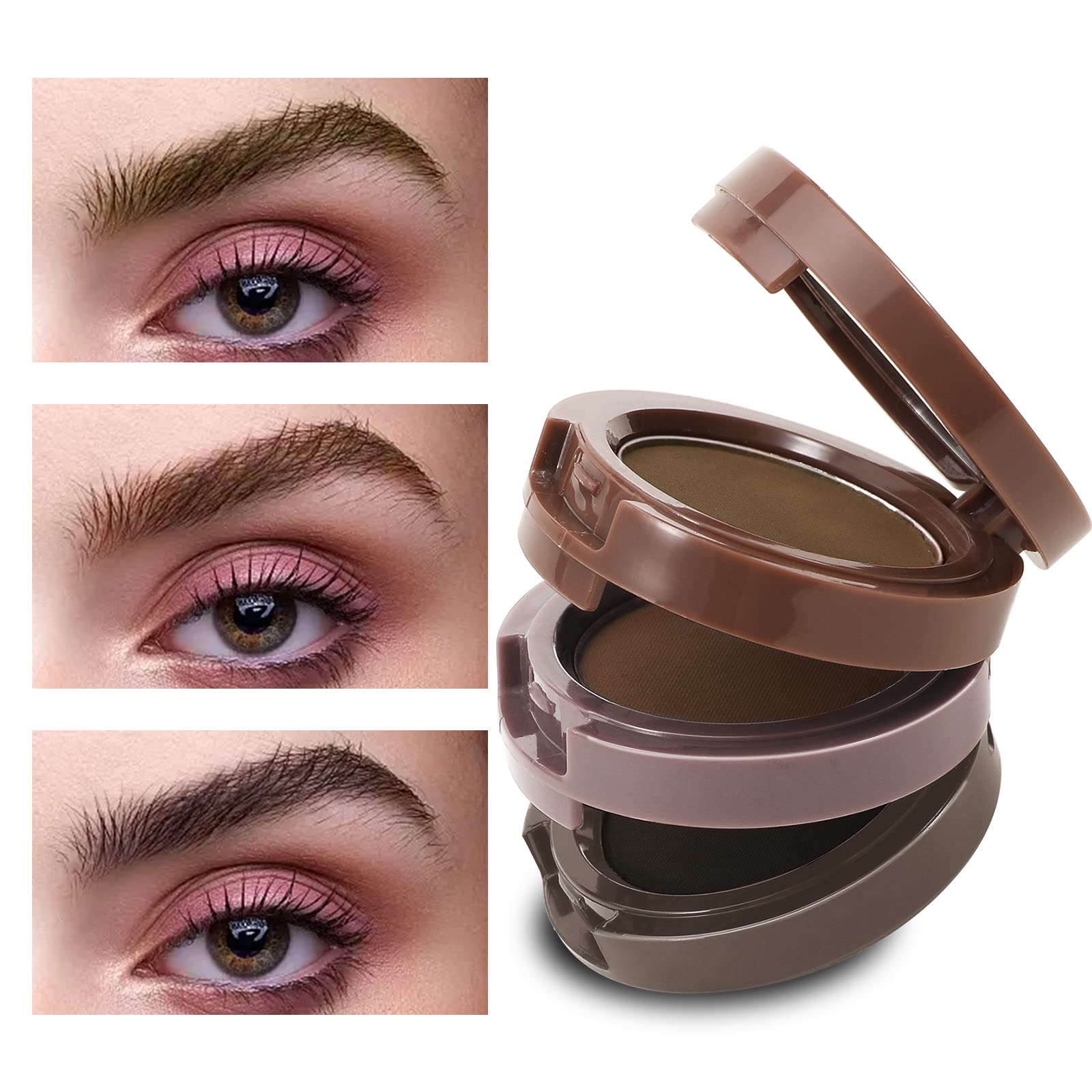 Boobeen Cejas definidas con tono triple para rellenar y dar forma.