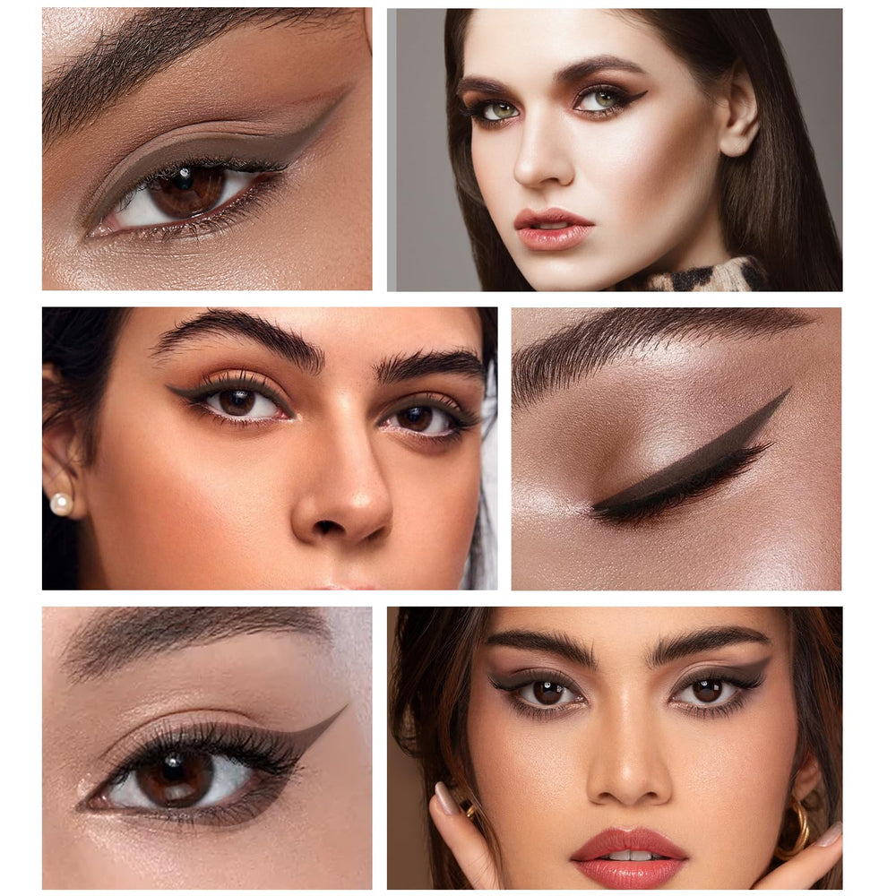 Boobeen Eyeliner en estuche compacto para llevar en la bolsa de mano.
