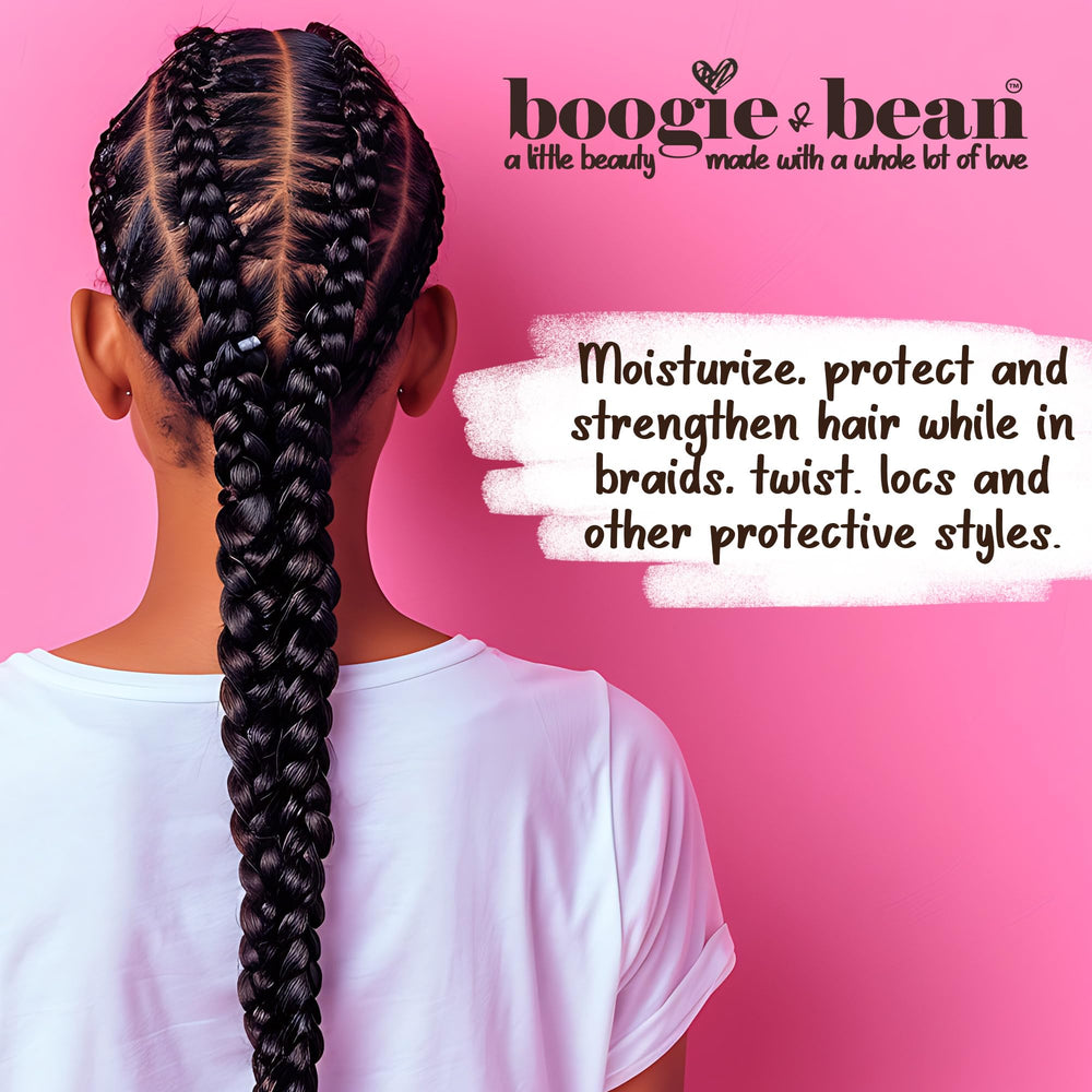 Boogie and Bean: cuidado capilar para rizos 4c de niños.