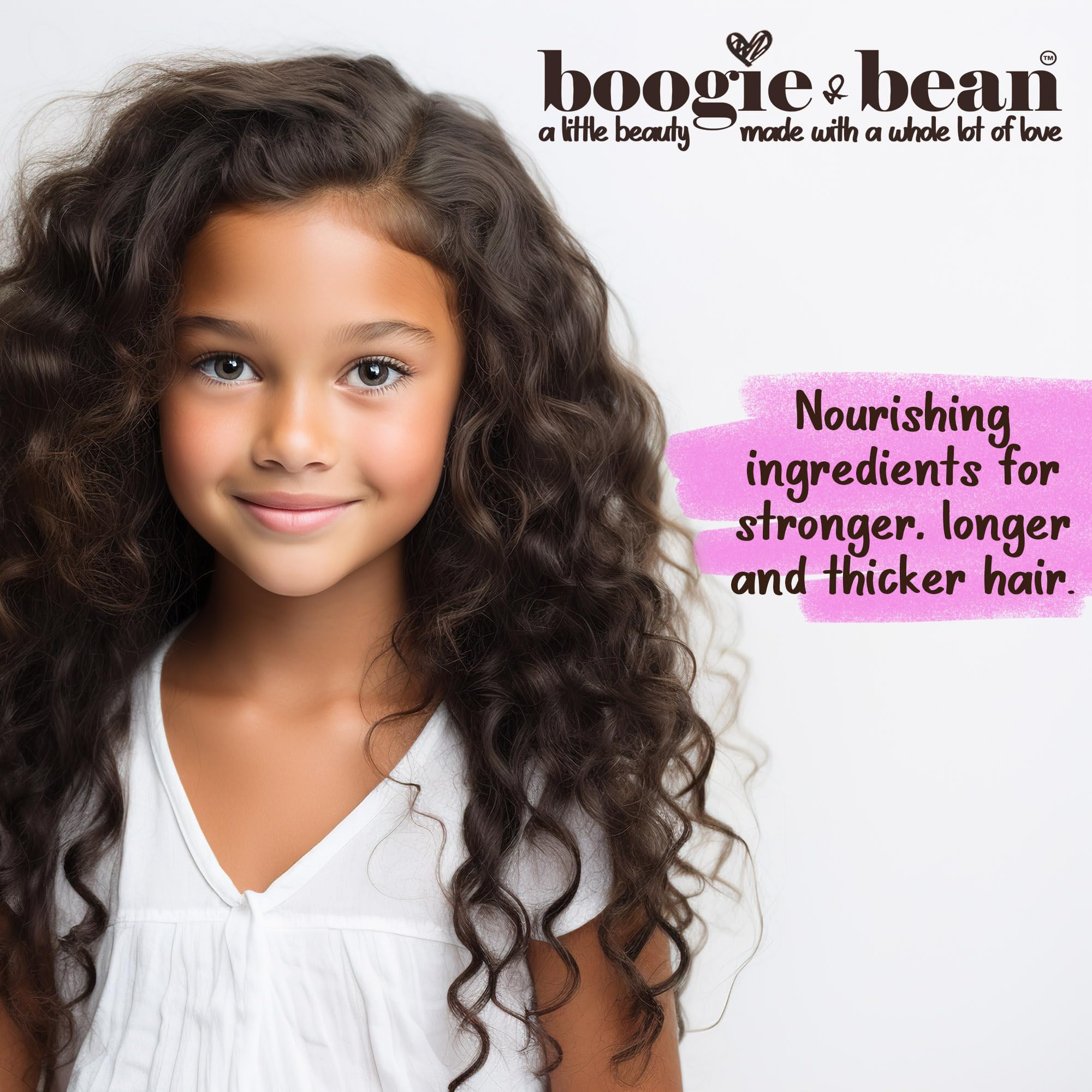Boogie and Bean: aplicación diaria de aceite capilar para peinados.