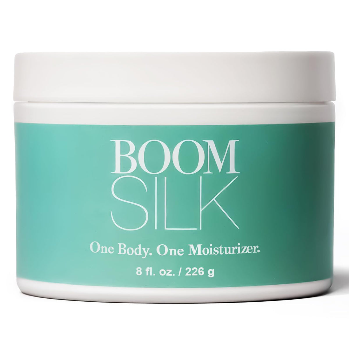 BOOM! de Cindy Joseph Boomsilk en envase, hidratación suave para piel madura.