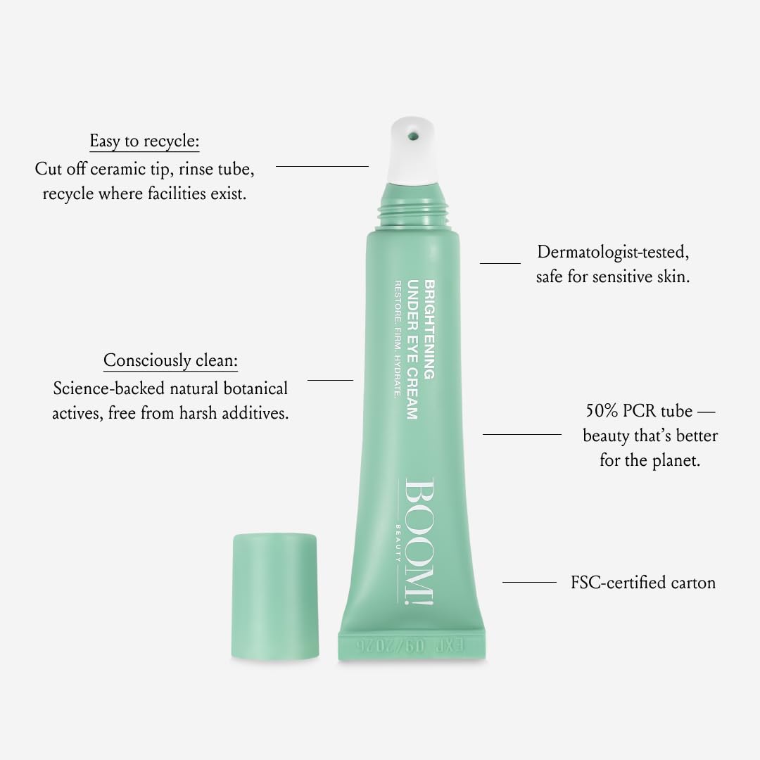 BOOM! por Cindy Joseph: extracto de té verde para piel suave y fresca.