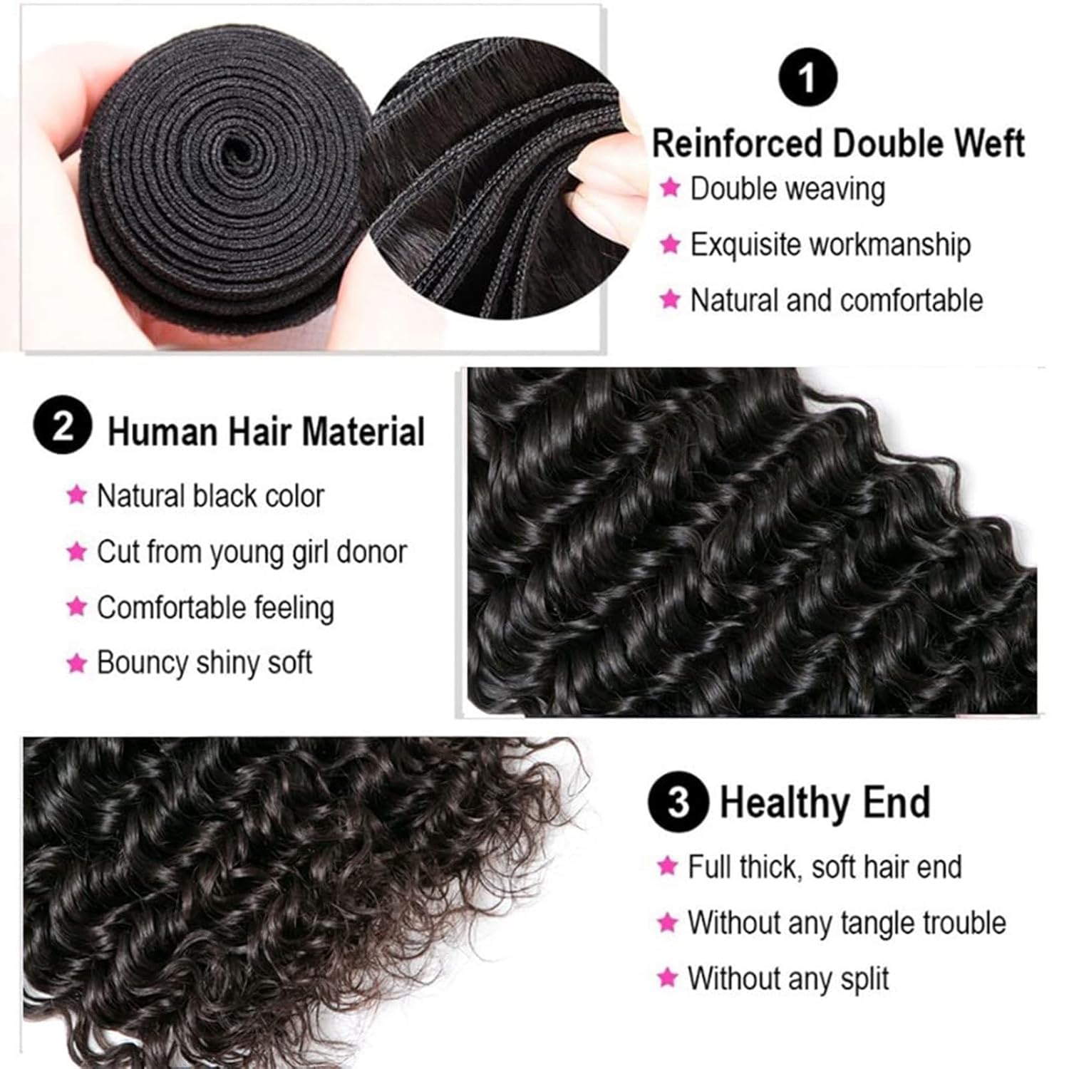 Boopwine bundles onda profunda: brillo saludable para looks elegantes.
