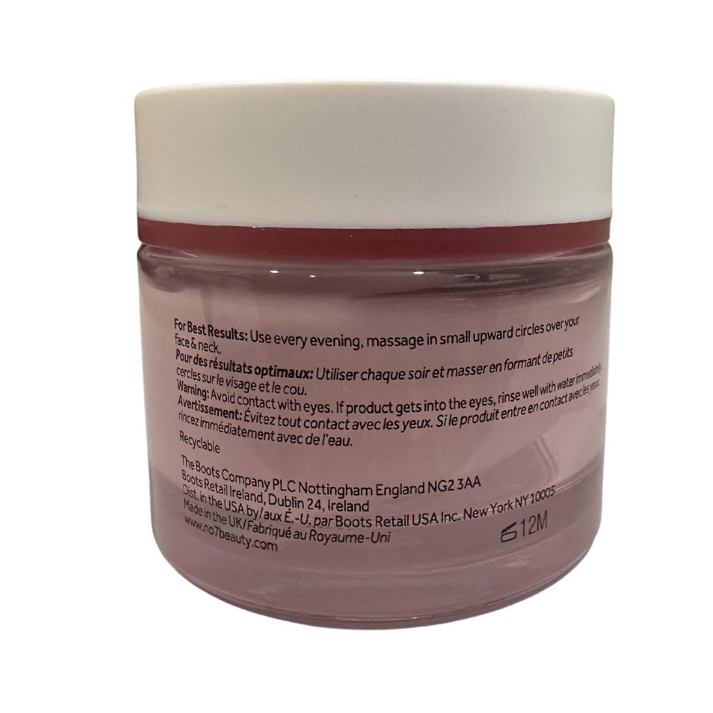 Dose 1,6 oz Boots No7 Restore and Renew Night Cream prête à l’emploi