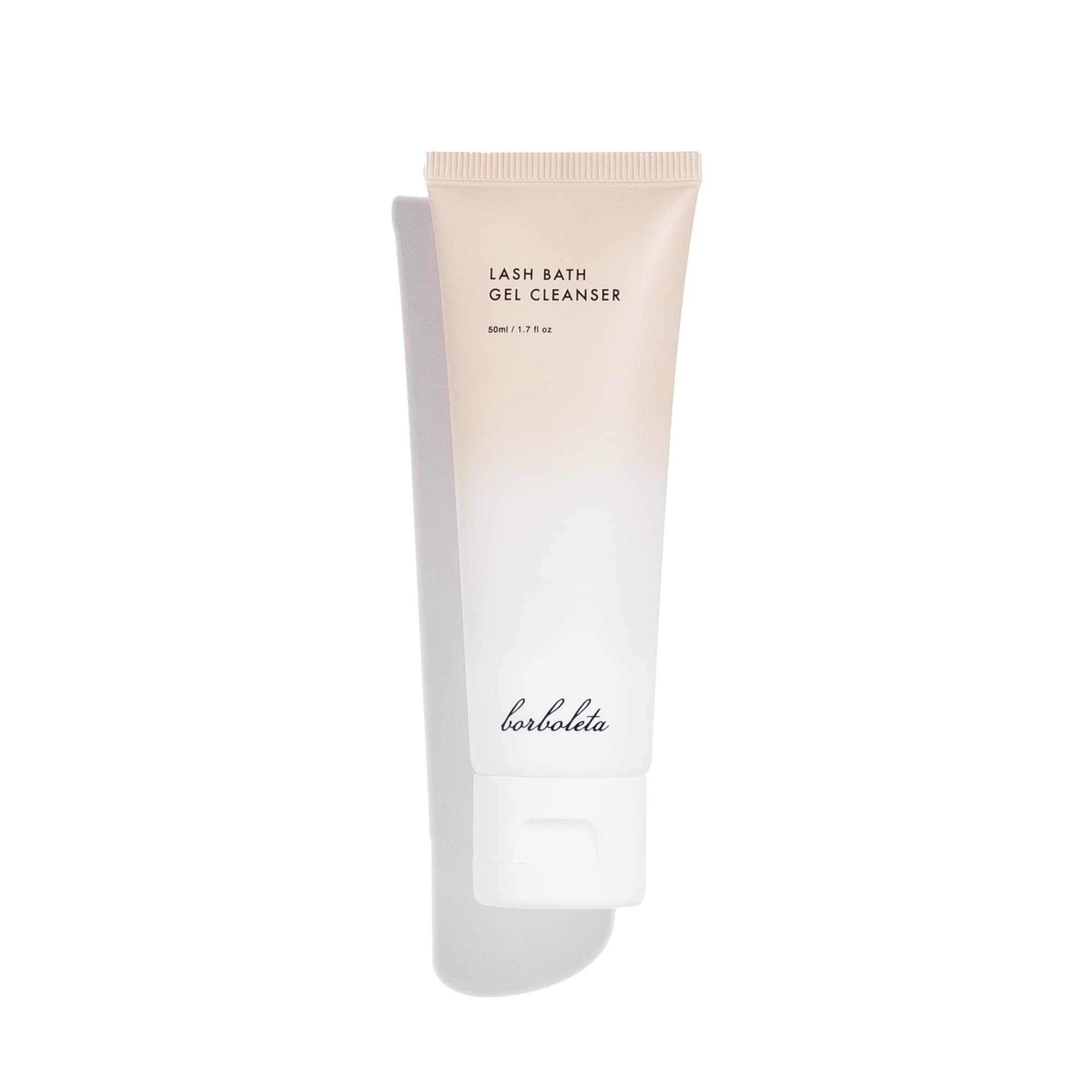 Borboleta gel nettoyant cils bain, protocole de démaquillage doux et efficace pour extensions.