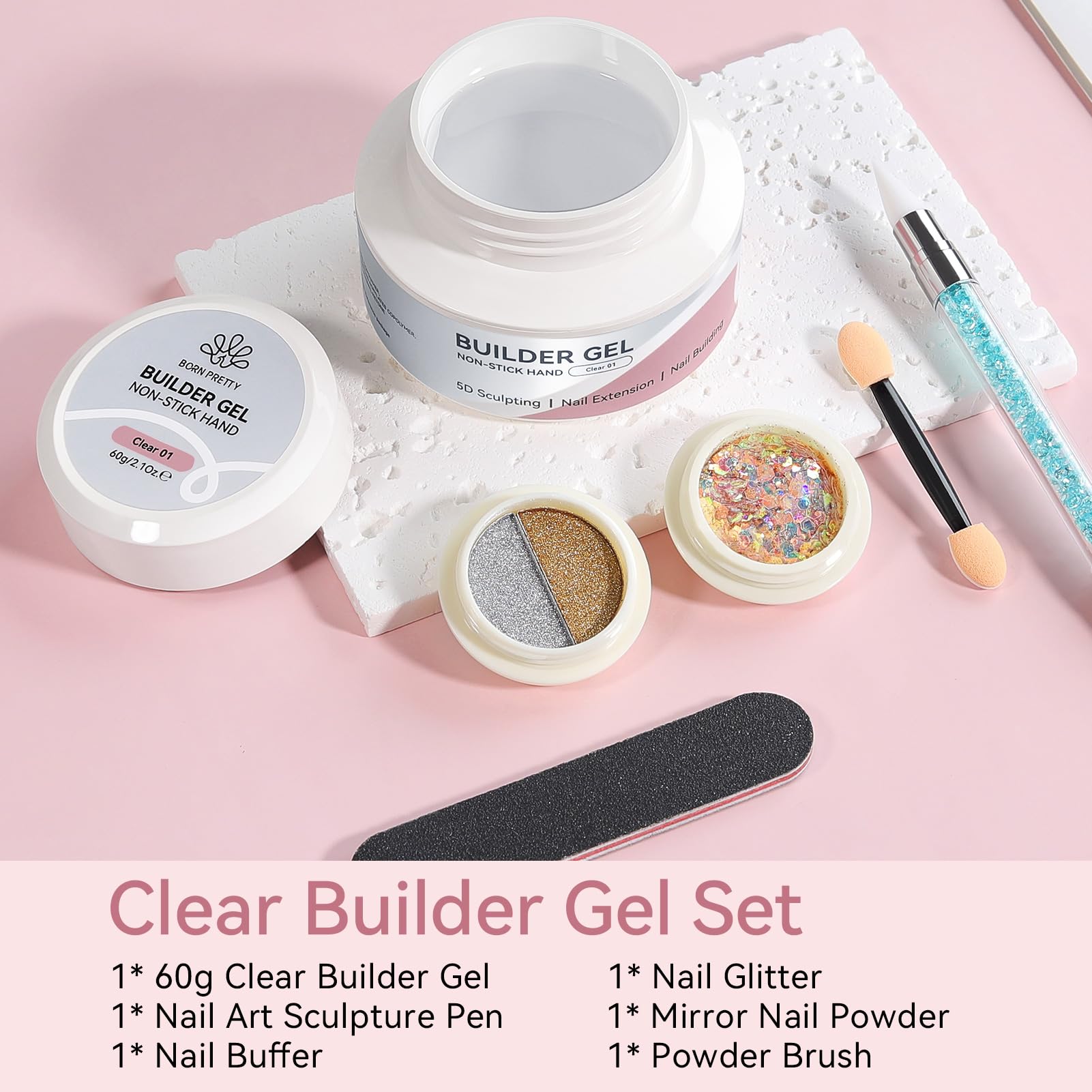 Born Pretty adherencia fuerte del gel para uñas duraderas.