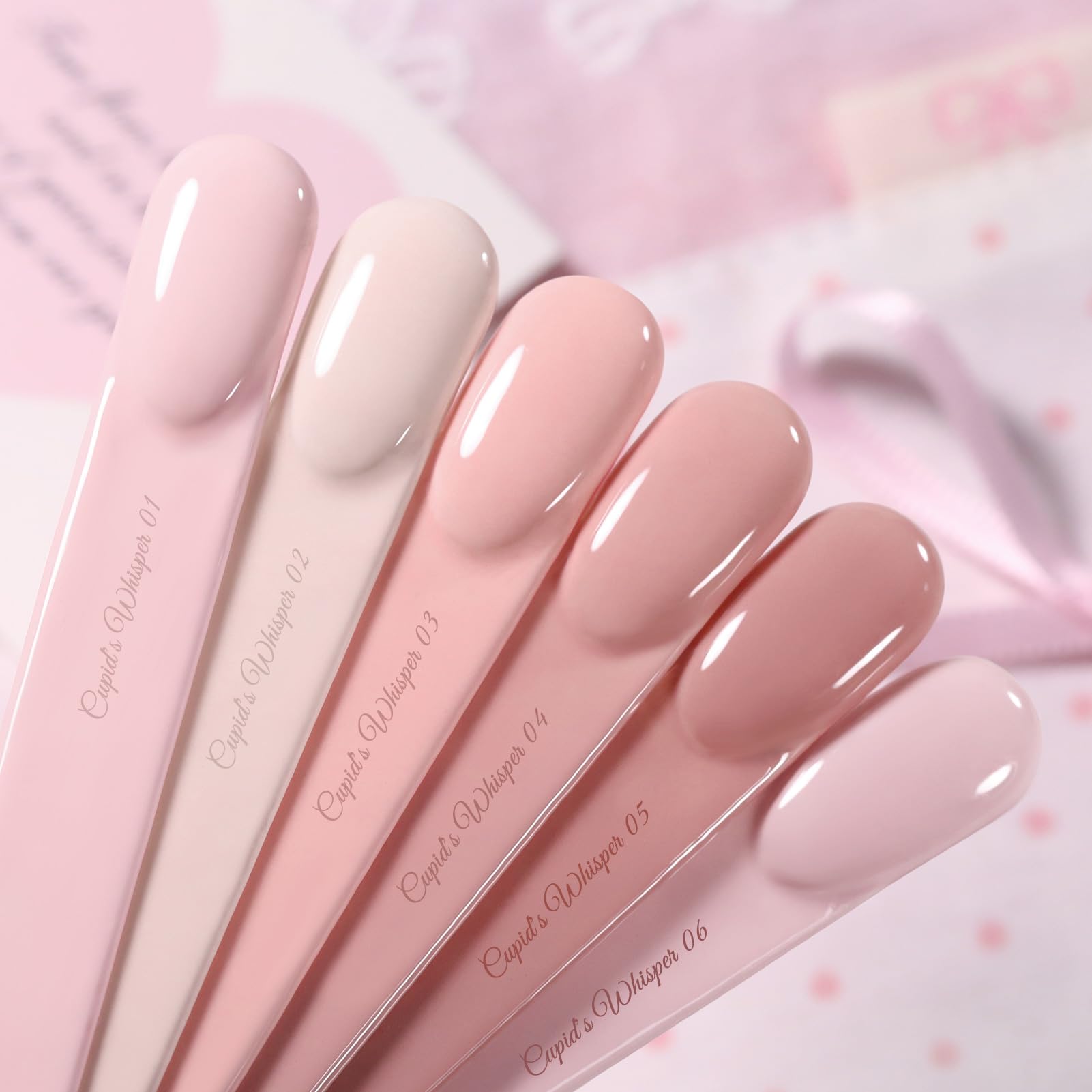 Born Pretty aplicación fácil de gel rosado para manicuras rápidas y limpias.