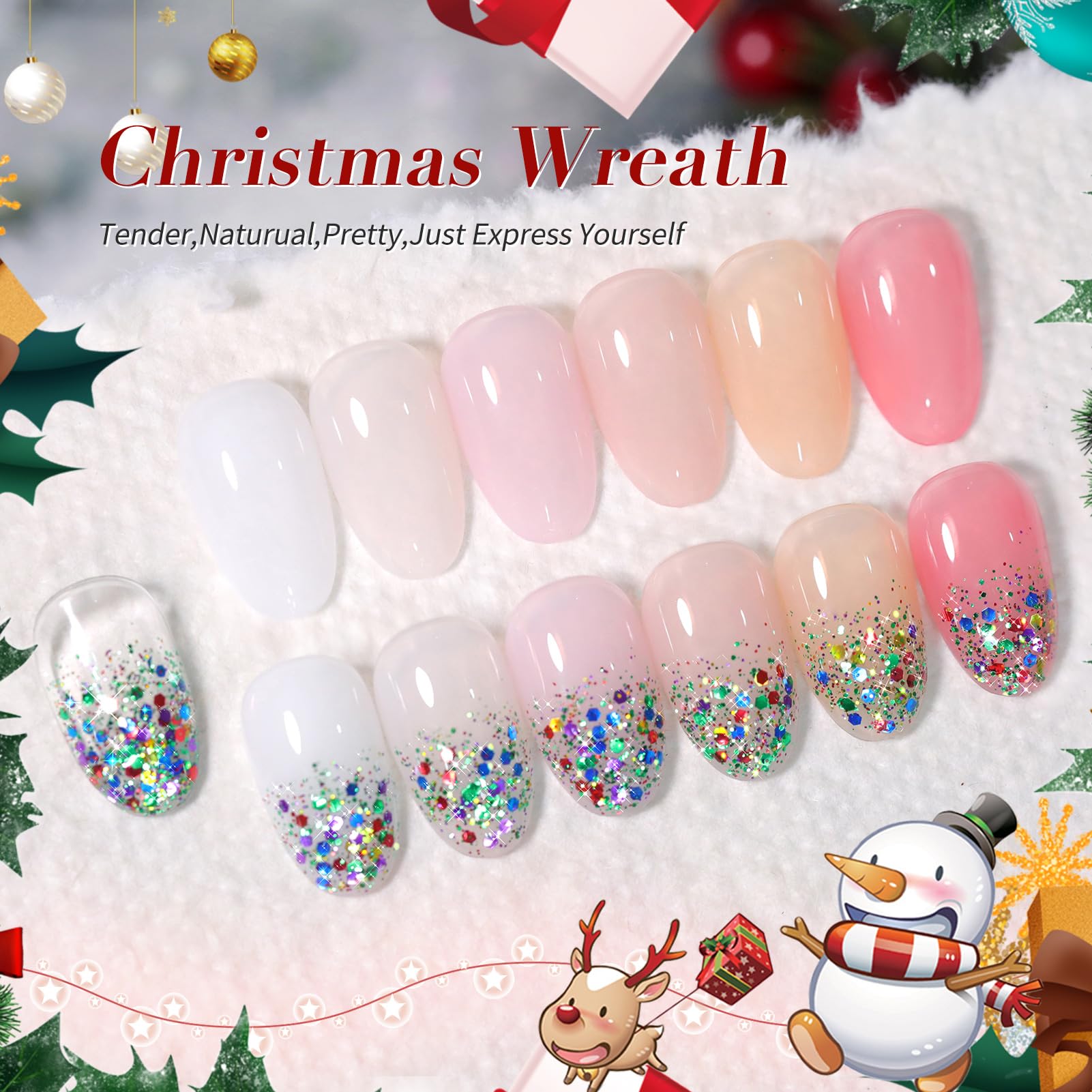 Born Pretty base y top coat para mayor durabilidad del gel.