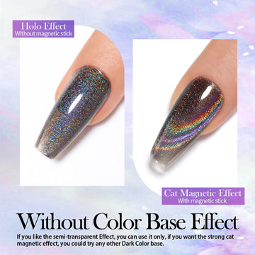 Born Pretty Cat Magnetic Eye Gel ofrece acabado brillante y magnético