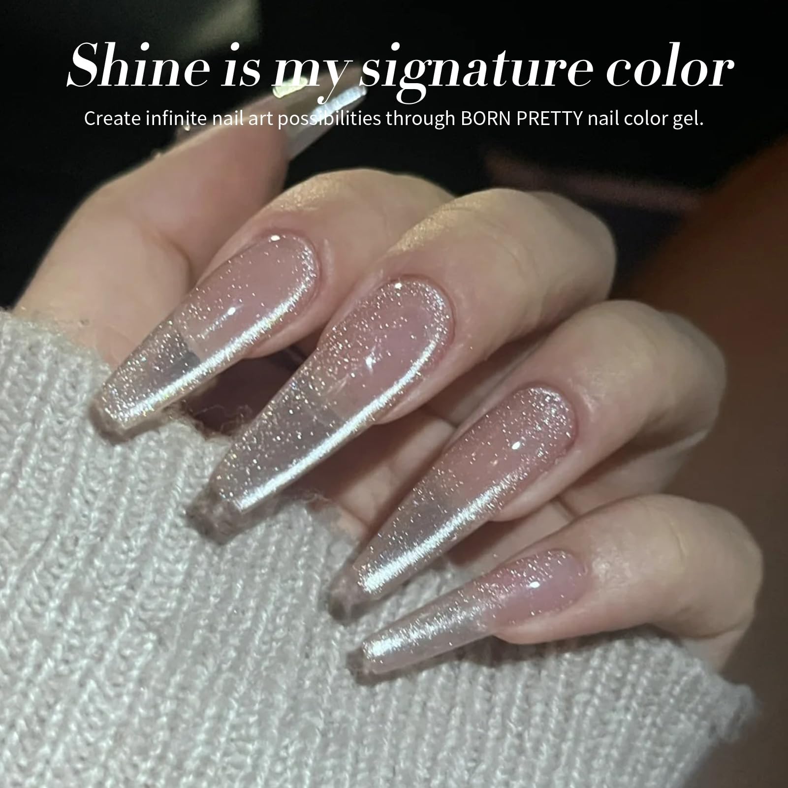 Born Pretty Cat Magnetic Eye Gel Nail Polish compatible con lámpara LED