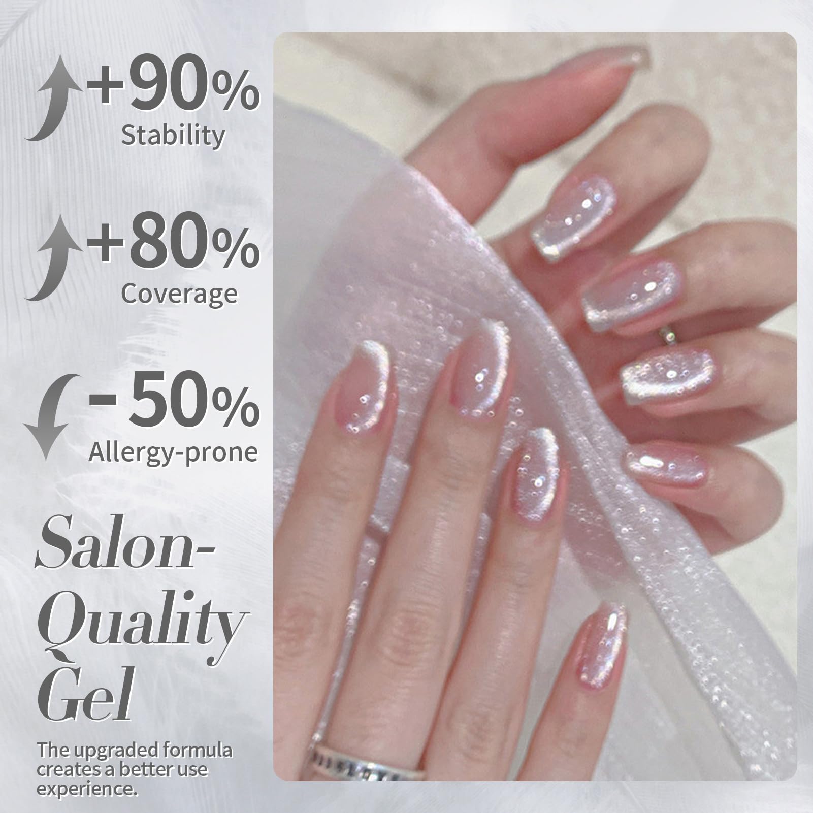 Born Pretty Cat Magnetic Eye Gel Nail Polish duración de 21 días