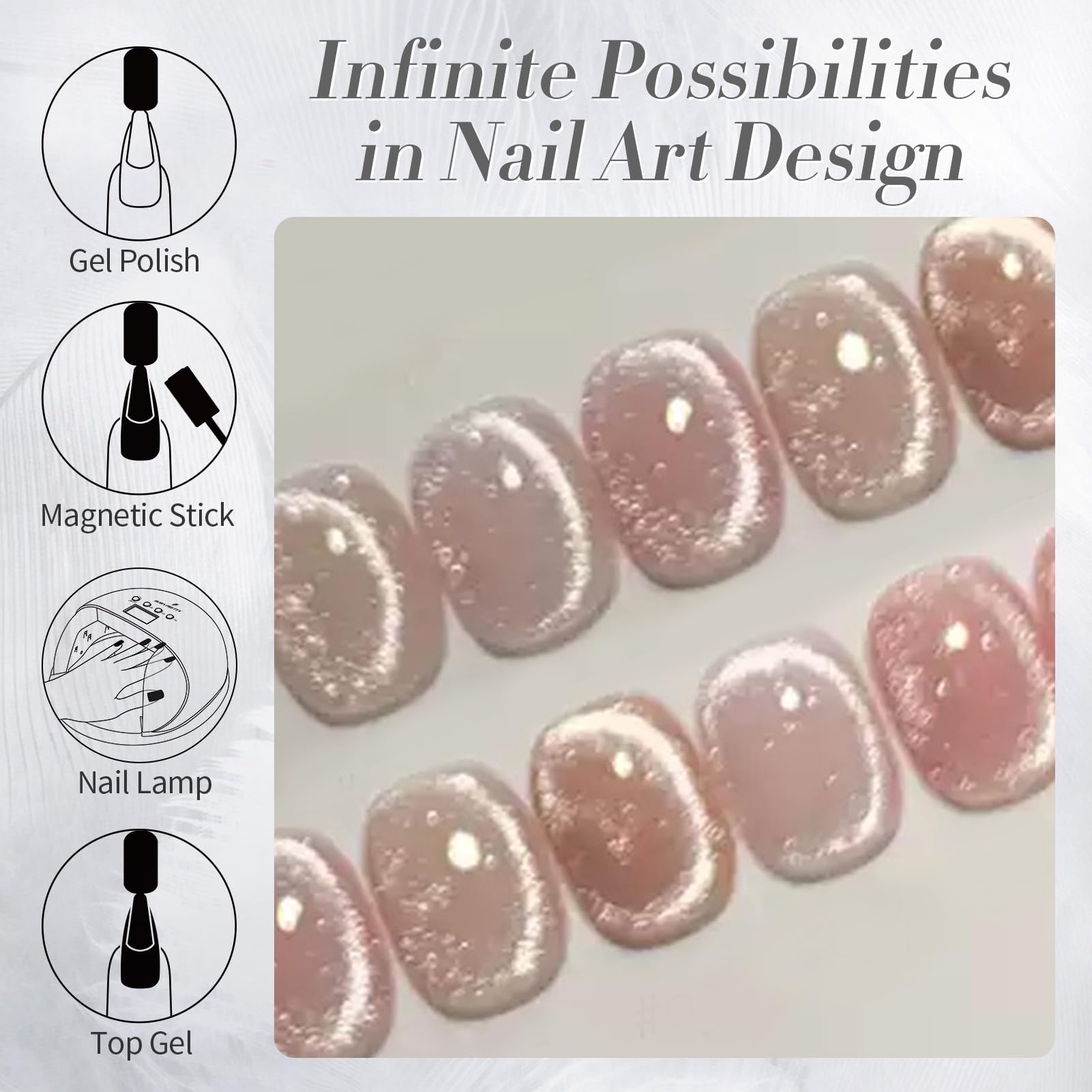 Born Pretty Cat Magnetic Eye Gel Nail Polish regalo ideal para uñas