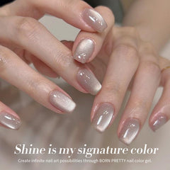 Cat Magnetic Eye Gel Nude Luna, aplicación fácil para uñas
