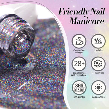 Born Pretty Cat Magnetic Eye Gel pigmento holográfico para juego de luces