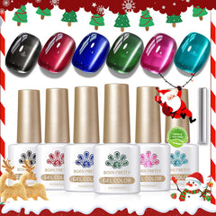 Esmalte Born Pretty Cat Magnetic Eye negro, tono clásico y duradero