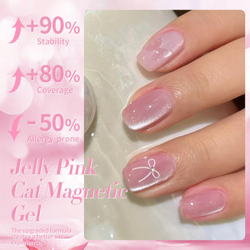 Born Pretty Cat Magnetic Gel Nail Polish aplicacion-facil, proceso sencillo para uñas brillantes