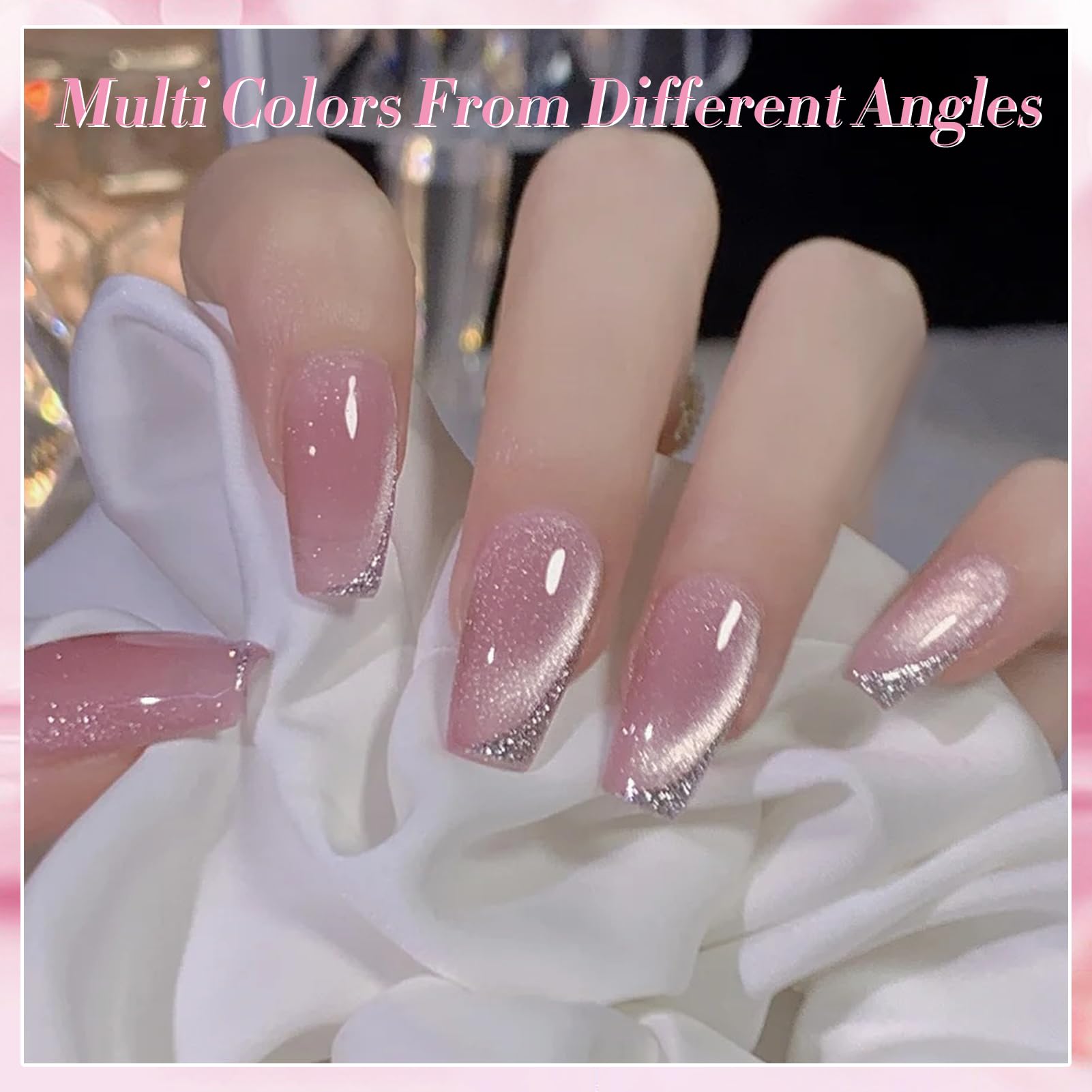 Born Pretty Cat Magnetic Gel Nail Polish top-coat, sellado brillante para mayor durabilidad