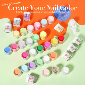 Born Pretty: colores sólidos y purpurina para estilo único.