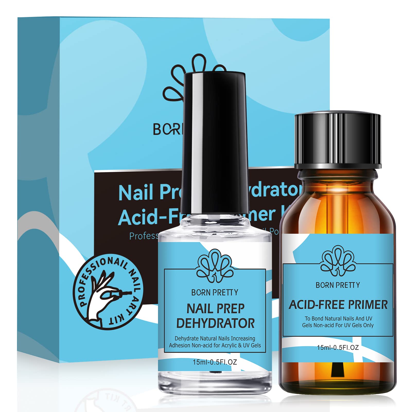 Born Pretty deshidratador uñas, prepara la superficie para mayor adherencia.