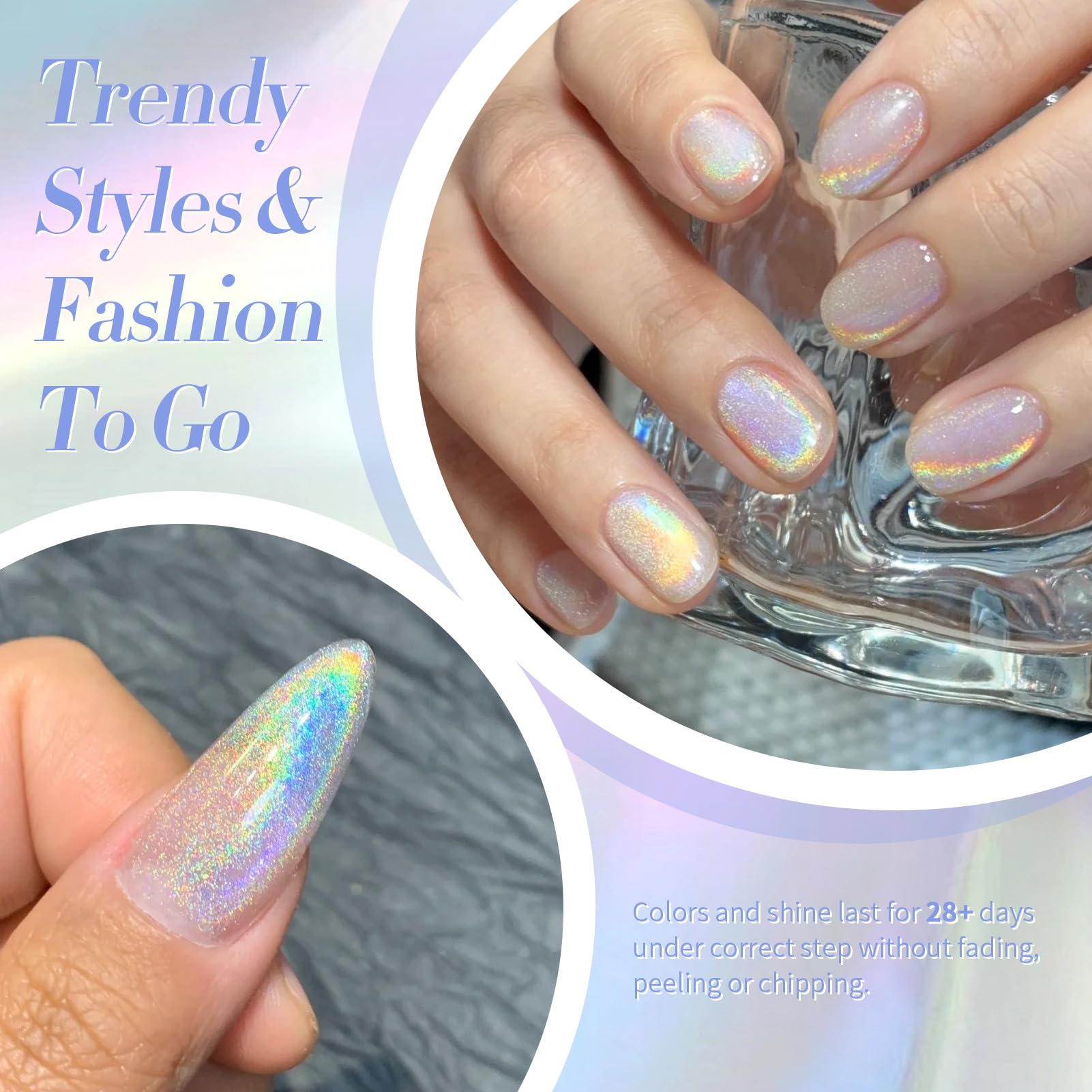 Efecto magnético tipo gato en gel de Born Pretty.