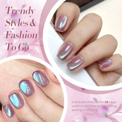 Born Pretty gel ojo gato magnético, aplicación fácil para uñas impecables.
