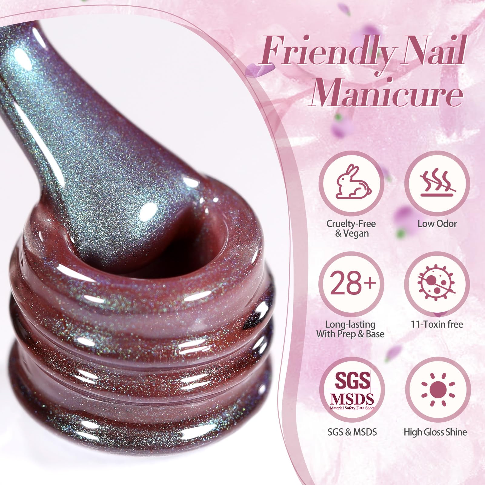 Born Pretty gel requiere base y capa final para mejor adherencia.