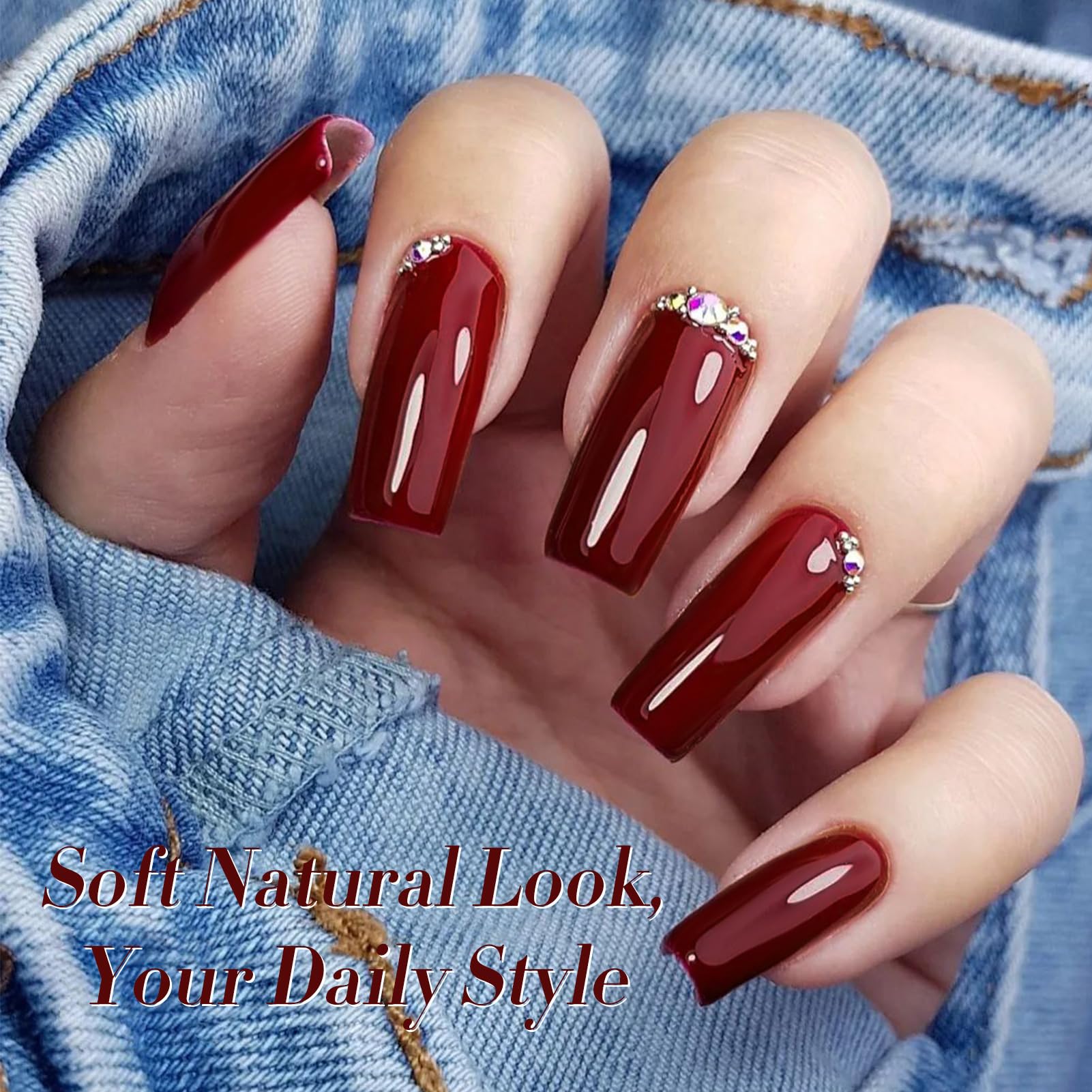 Born Pretty Esmalte Gel Burdeos: aplicación fácil para uñas uniformes