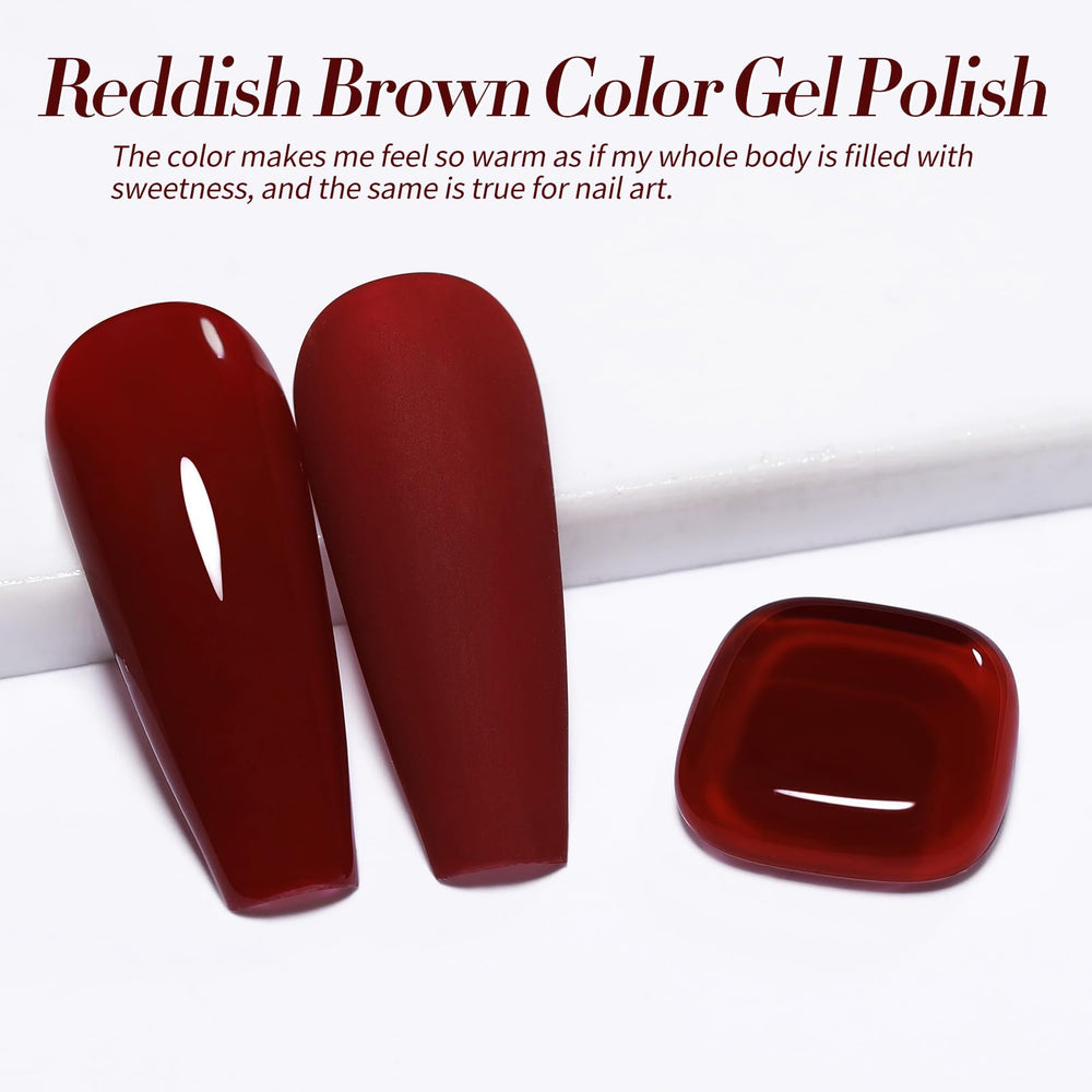 Born Pretty Esmalte Gel Burdeos: ingredientes de bajo olor para uso seguro