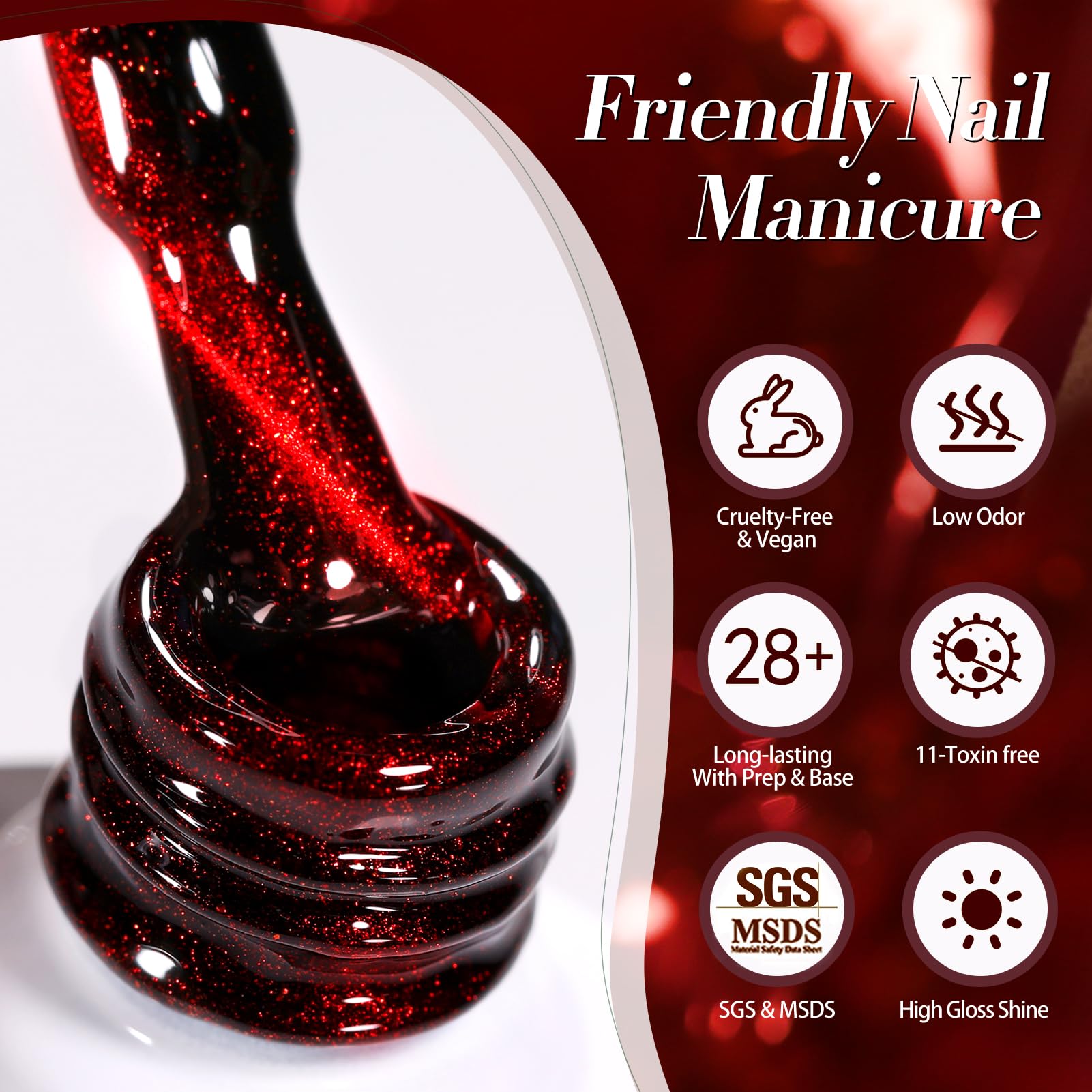 Born Pretty: esmalte gel con efecto magnético y brillo intenso
