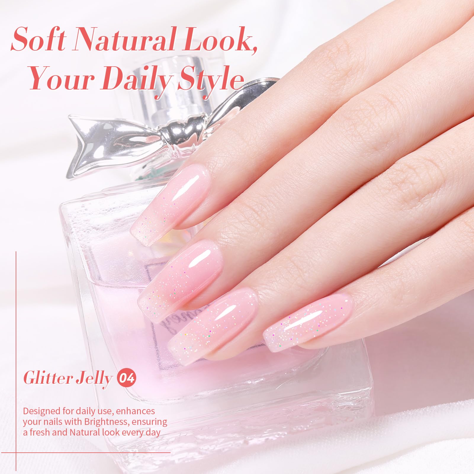 Born Pretty Esmalte Gel Rosa, fácil aplicación para uñas