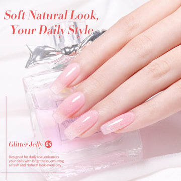 Born Pretty Esmalte Gel Rosa, fácil aplicación para uñas