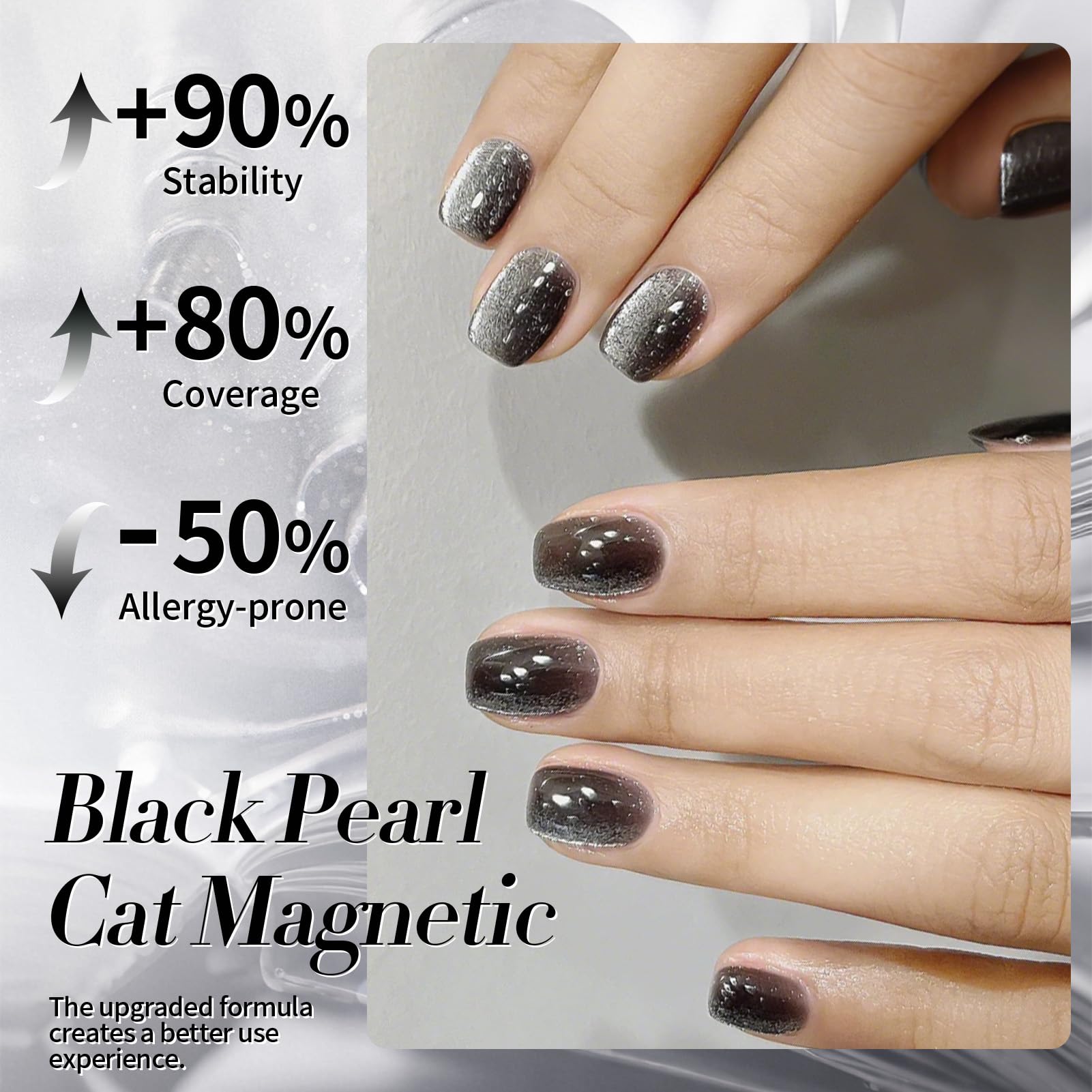 Born Pretty: magneto en acción crea patrones únicos en uñas.