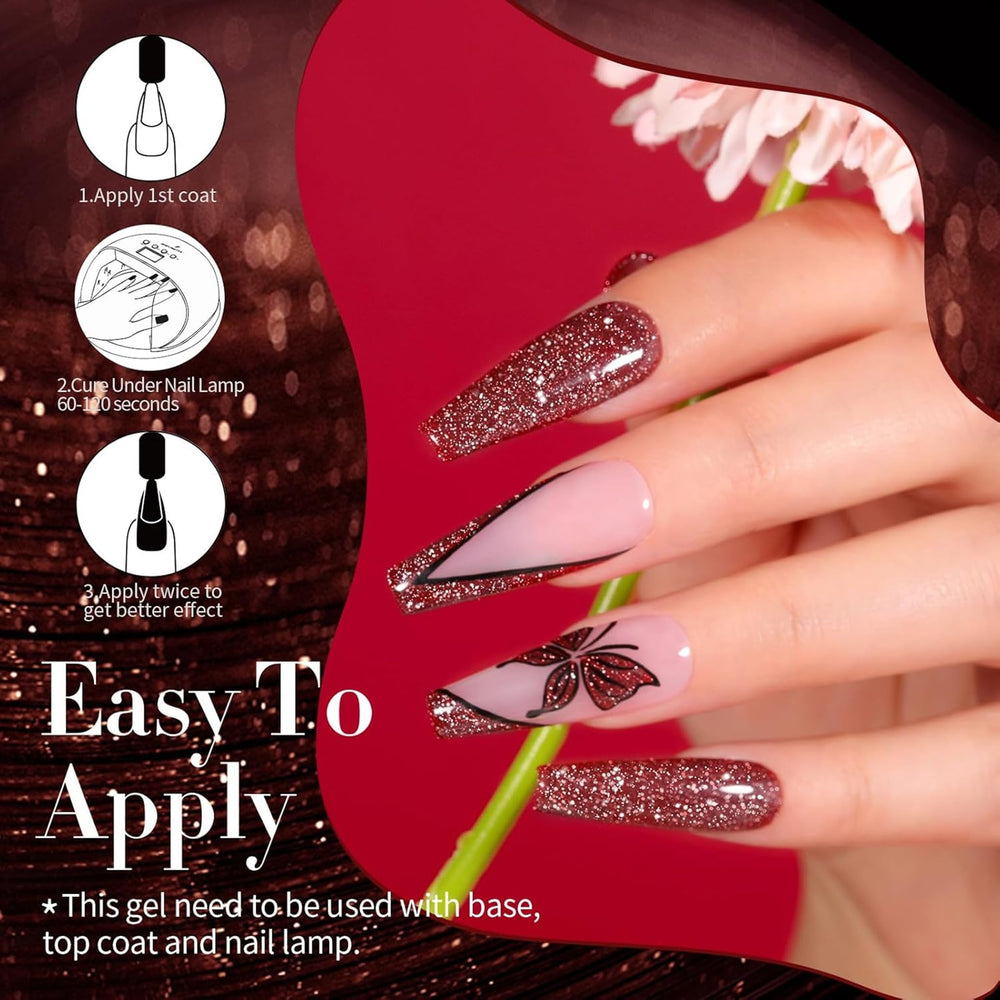 Born Pretty Esmalte Gel Navidad: colección festiva para temporada navideña.