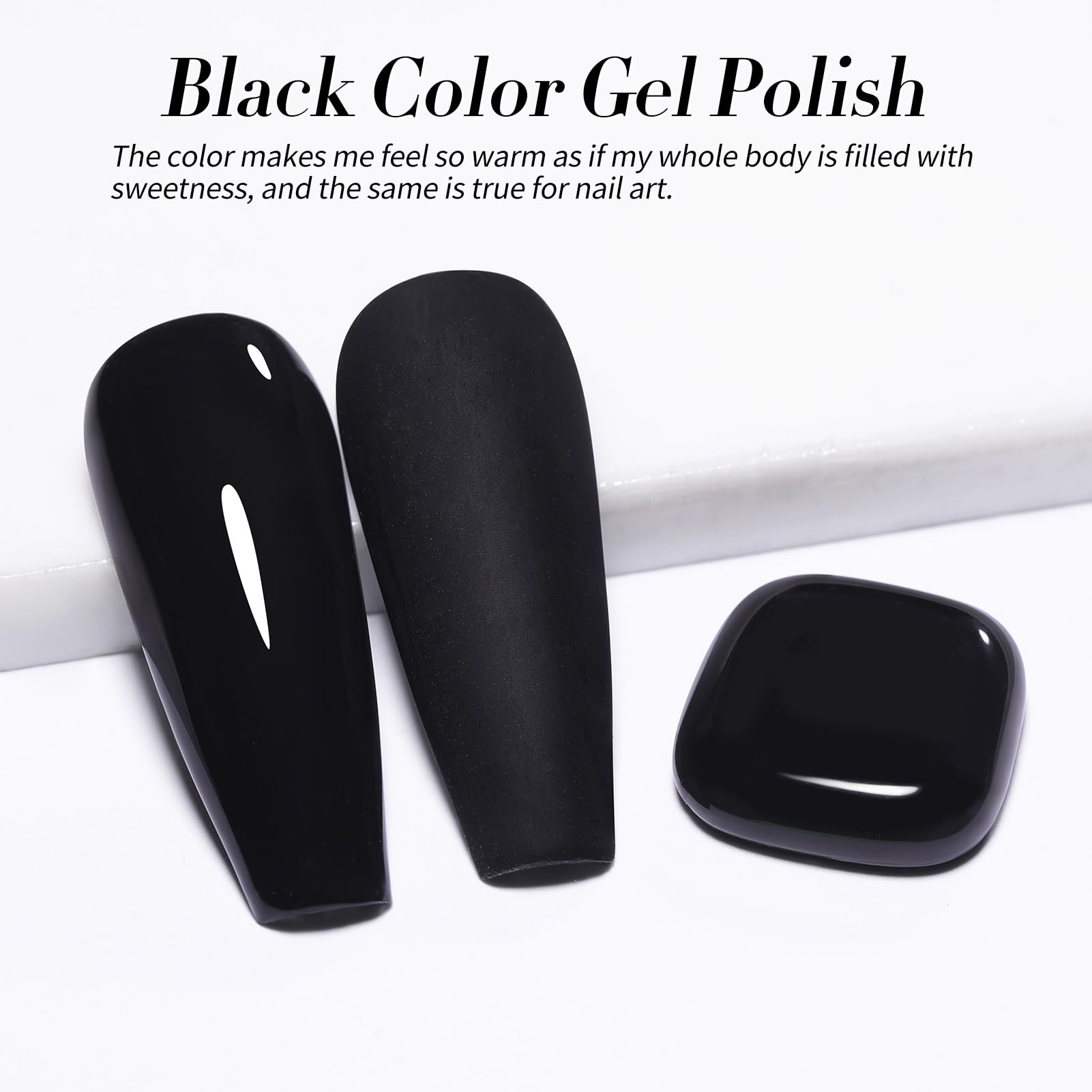 Gel negro Born Pretty olor bajo para uso cómodo
