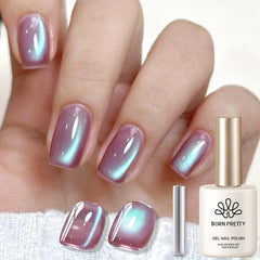 Born Pretty esmalte gel ojo gato magnético para un efecto único en uñas.