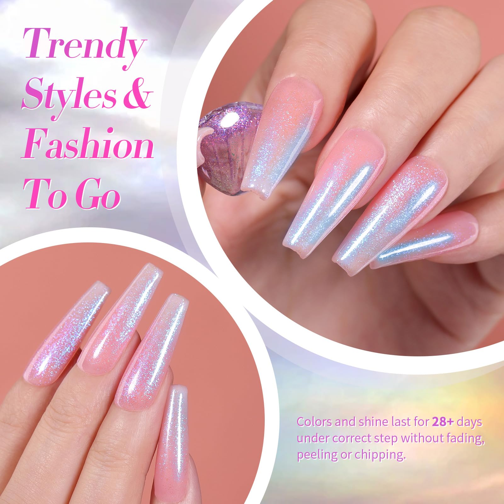 Gel de bajo olor de Born Pretty para cuidar las uñas durante la aplicación.