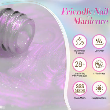 Idea de regalo con Born Pretty Pearl Gel para fiestas y celebraciones.