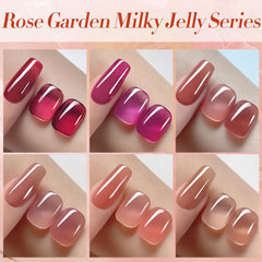 Born Pretty esmalte gel rosa neutro translúcido ideal para capas ligeras